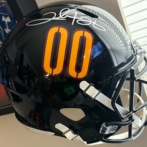 Washington commanders Clinton Portis signed helmet